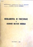REGULAMENTUL DE FUNCȚIONARE AL ACADEMIEI MILITARE GENERALE 1965