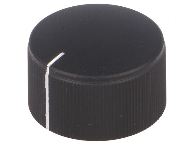 Buton rotativ cu indicator &Oslash;6mm aluminiu și plastic