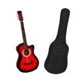 Cumpara ieftin Chitara Clasica Lemn 4/4, 95cm, Rosu, Husa Cadou, Incepatori, ideallstore