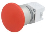 Comutator apăsare 22mm roșu