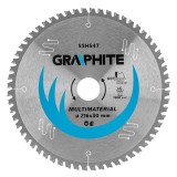 Panze (disc) ferastrau circular cu varfuri vidia, 216 x 30 mm, 60 de dinti, universal GRAPHITE 55H547 HardWork ToolsRange
