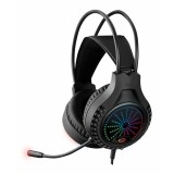 Casti gaming cu microfon Esperanza Aviator EGH5000 RGB stereo 1.5m Negru/Verde