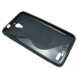 Husa silicon S-line neagra pentru Orange San Remo (Alcatel One Touch 6030 Idol)