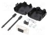 Mufă mamă D-Sub 9 PIN drept lipire pe cablu MH CONNECTORS - Kit complet