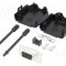 Mufă mamă D-Sub 9 PIN drept lipire pe cablu MH CONNECTORS - Kit complet