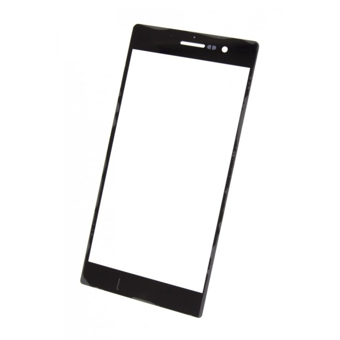Geam Sticla Huawei Ascend P7, Negru