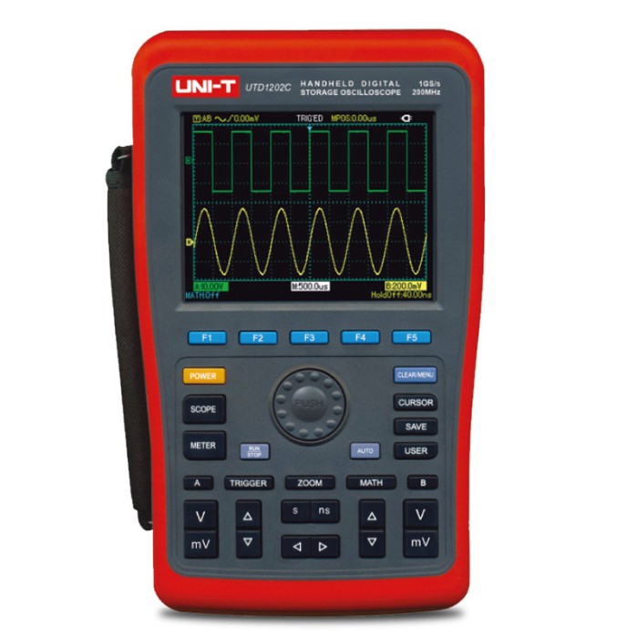 Osciloscop digital UTD1025DL 25MHz; LCD TFT 3,5&quot;; Ch: 2; 250Msps; 12kpts dotat cu tehnologie de Triggering avansat