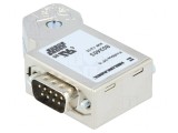 Conector D-Sub 9-Pin Unghi 35&deg; Terminal cu Șurub pe Cablu