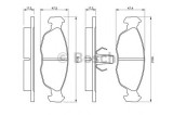 Set placute frana,frana disc PEUGEOT 306 Hatchback (7A, 7C, N3, N5) (1993 - 2003) BOSCH 0 986 424 410