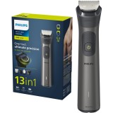 Aparat de tuns barba si parul 13 in 1 PHILIPS Multigroom All in One MG7925/15, tehnologie BeardSense, lame din otel cu auto-ascutire, 26 setari de lun