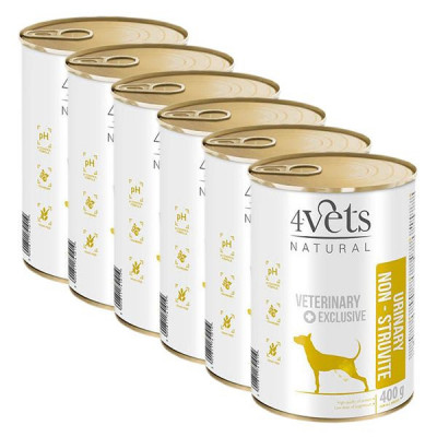 4Vets Natural Veterinary Exclusive URINARY SUPPORT 6 x 400 g foto