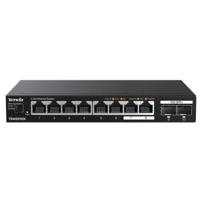 Switch 8 x RJ45 2.5G, 2 x SFP+ 10G - TENDA TND-TEM2010X foto