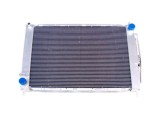 Radiator racire Renault Clio 3, 05.2005-2013, motor 1.6, 82 kw, benzina, cutie manuala/automata, cu AC, cu condensator cu uscator 509x382x38 mm, alum, Rapid