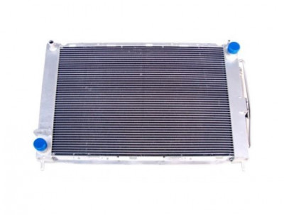 Radiator racire Renault Clio 3, 05.2005-2013, motor 1.6, 82 kw, benzina, cutie manuala/automata, cu AC, cu condensator cu uscator 509x382x38 mm, alum foto