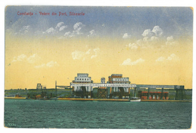 2931 - CONSTANTA, Harbor, Romania - old postcard - unused foto