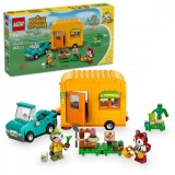 LEGO ANIMAL CROSSING CARAVANA SI MAGAZINUL DE GRADINARIT AL LUI LEIF 77054