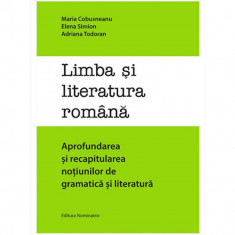 Limba si literatura romana - Elena Simion,Adriana Todoran,Maria Cobusneanu