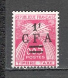 Reunion.1963 TIMBRE FRANTA:Porto-supr. SR.250, Nestampilat