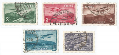 *Romania, LP 94/1931, Vederi (posta aeriana), oblit. foto