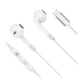 Casti In-Ear Kruger&amp;Matz KMPC2-W, Microfon, 20Hz-20kHz, 32 Ohm, Albe
