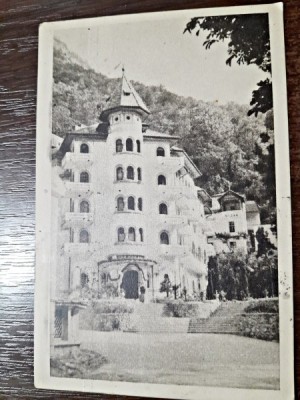 Carte Postala, Baile Herculane, Sanatoriul balnear, circulata foto