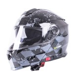 Cumpara ieftin Casca Moto Flip-Up W-TEC V271, S (55-56), Negru/Gri
