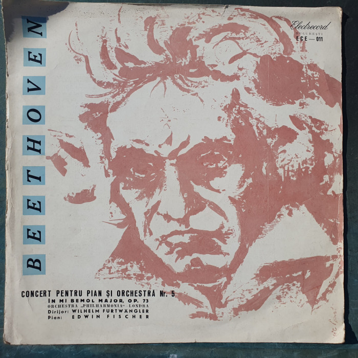 Vinil Beethoven - Orchestra Philharmonia Londra, Concert Pian Și Orchestra Nr. 5