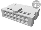 Conector Cablu-Placă Mamă 2,54mm 14P AMPMODU MOD IV