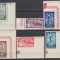 ROMANIA 1948 LP 249 O.S.P. DANTELAT SI NEDANTELAT SERIE MNH