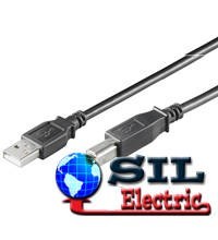 Cablu USB 2.0 A tata - B tata 3m Goobay Cablu USB 2.0 A tata - B tata 3m Goobay