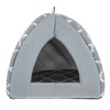 Pat Cuib pentru Animale cu Perna Gri Model Forme Geometrice 38x38x38cm, Oem