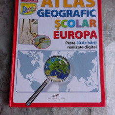 ATLAS GEOGRAFIC SCOLAR, EUROPA