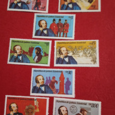 GUINEA ECUATORIALĂ, SIR ROWLAND HILL - SERIE COMPLETĂ MNH