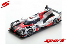 TOYOTA TS050 HYBRID NO.8 TOYOTA GAZOO RACING LE MANS 2017 S. BUEMI - A. DAVIDSON - K. NAKAJIMA 1:43 foto