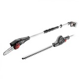 Unealta de gradina cu brat extensibil, fara fir, 2 in 1, Energy +: contine lama de drujba si fierastrau gard viu (fara acc inclus 58G098