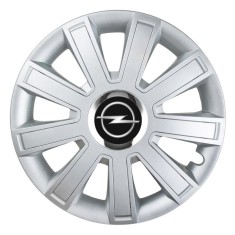 Set 4 Capace Roti pentru Opel, model Flash Gray, R16