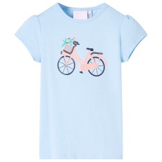Tricou pentru copii, albastru deschis, 116