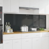 VidaXL Spate de bucătărie 2 pcs Gri &icirc;nchis 90 x 60 cm 3415466