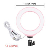 L Ring Light LED reglabil, Light Ring pentru Tik Tok, YouTube, Machiaj, Live Vid, Oem