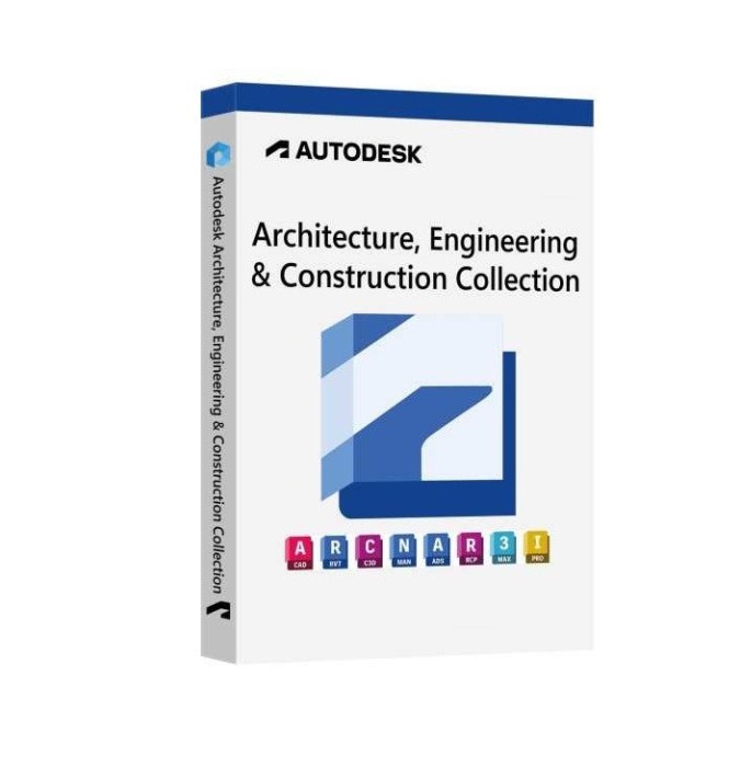 Autodesk AEC Collection 2018-2025. Licenta Binding, asociere cont, val. 1 an