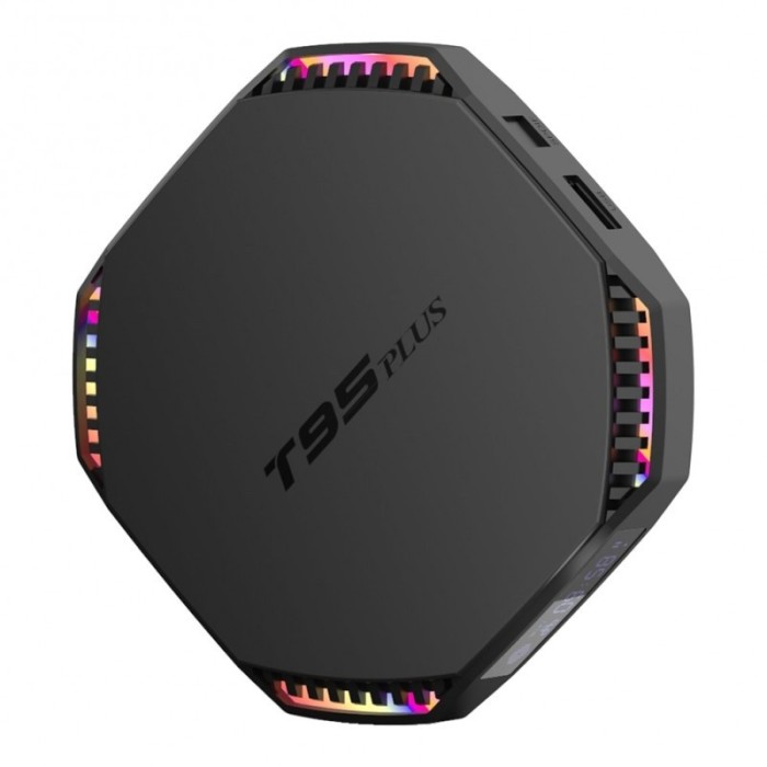 Mini PC Tv Box Techstar&reg; T95 Plus, Procesor RK3566, Android 11, UHD 8K, HDR, 8GB RAM LPDDR4, 64GB ROM, WiFi 5G, Bluetooth, Telecomanda
