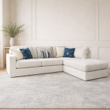 Coltar Alyadria 283x95x230 cm Tapitat Stofa Nuanta Ivory