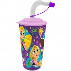 Pahar cu pai 3D Rapunzel 400ml SunCity LR0477 B3502926 foto