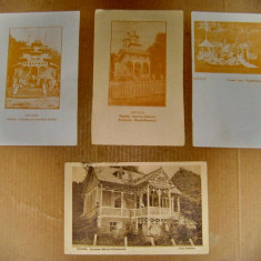 A974-Lot 4 Carti Postale Sovata vechi interbelice 1920-30. Stare buna.