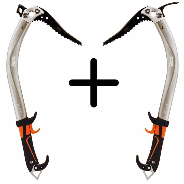 Set de pioleți PETZL Quark Hammer/Adze