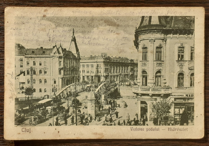 (177) CARTE POSTALA ROMANIA - CLUJ NAPOCA - VEDEREA PODULUI - 1926