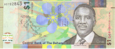 Bancnota Bahamas 1 Dolar 2017 - P77 UNC foto