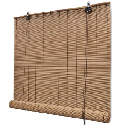 Jaluzele rulabile, 150 x 220 cm, bambus natural foto