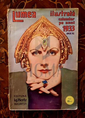Lumea ilustrata, calendar pe anul 1933 foto