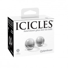 Bile Vaginale Icicles Din Sticla, Transparent foto